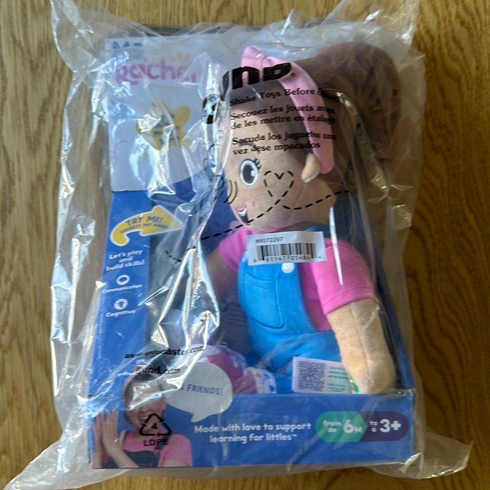 Ms Rachel Speak & Sing Cuddle & Comfort Doll 16" Christmas Toy Song NEW IN HAND